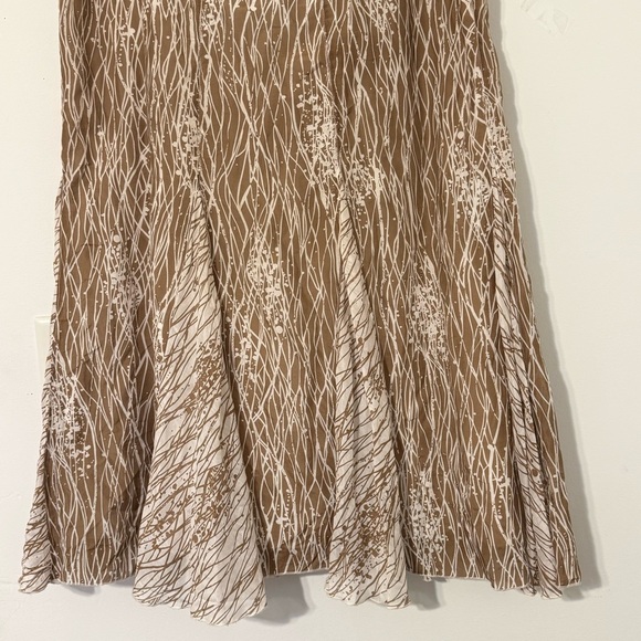 Anna Sui x Anthropologie Long Brown Maxi Skirt Boho Size 10 - Picture 3 of 12